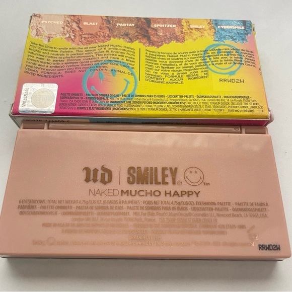 Urban Decay Smiley Mucho Happy Eyeshadow Palette NIB - Picture 9 of 10